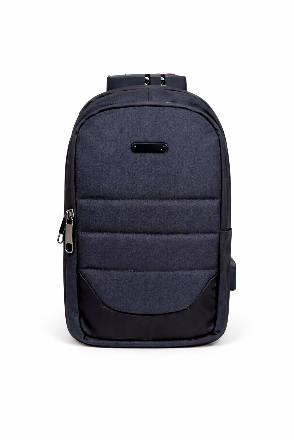 BOLSO ANTIRROBO MEDIANO EN LONA, CON ENTRADA USB.